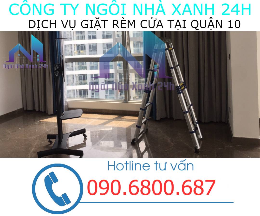 Cam kết chất lượng dịch vụ giặt rèm tại quận 10
