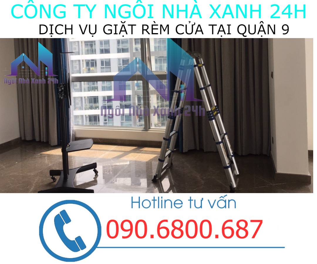 Cam kết chất lượng dịch vụ giặt rèm tại quận 9