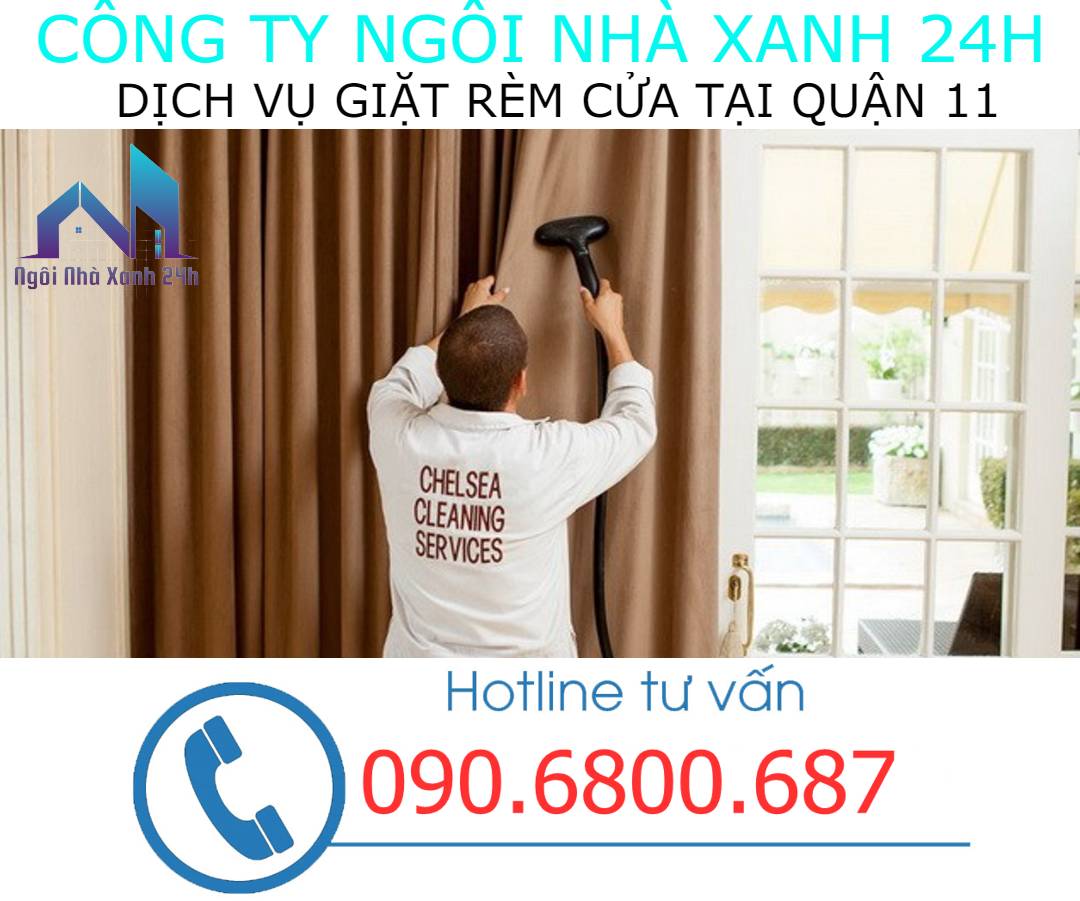 Có nên tự giặt rèm cửa tại nhà quận 11 không
