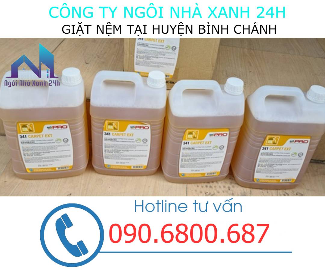 Hóa chất vệ sinh nệm huyện Bình Chánh