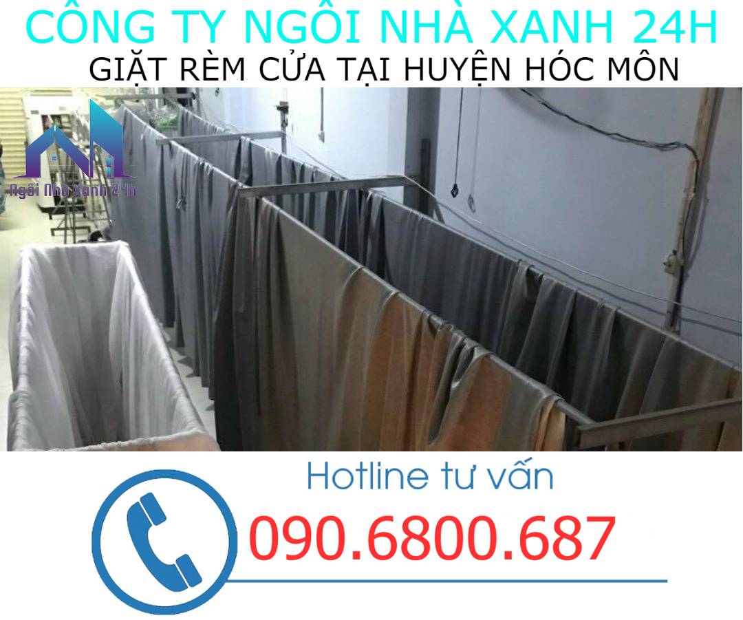 Hệ thống phơi giặt màn tại nhà Huyện Hóc Môn