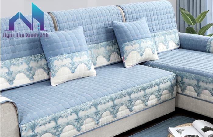 Làm sạch ghế sofa nỉ bằng cách thay vỏ bọc ngoài.